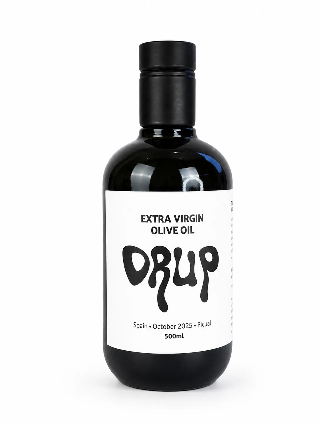DRUP Batch 001 — Extra Virgin Olive Oil bottle